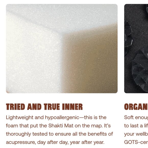 Like New Shakti Beginner Acupressure Classic Mat Still in Box - Picture 2 of 12